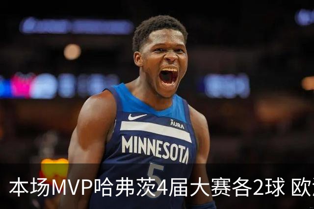 本场MVP哈弗茨4届大赛各2球 欧洲球员仅逊于凯恩姆巴佩
